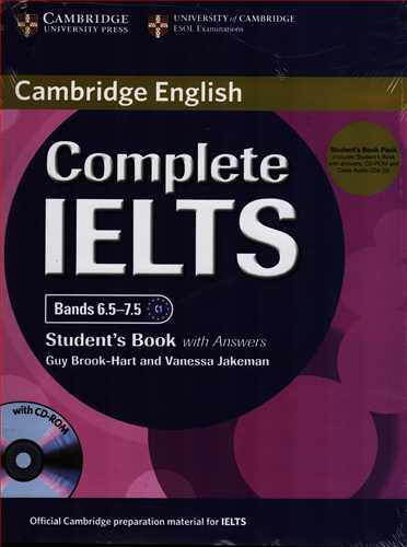 Cambridge English: Complete IELTS - Bands 6.5 - 7.5 C1